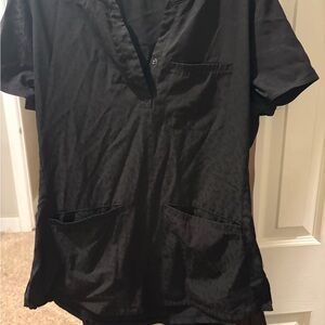 Ava Terese black leopard scrub set with joggers